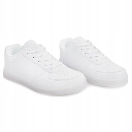 Baskets Lumineuses D200 Blanc blanche 1