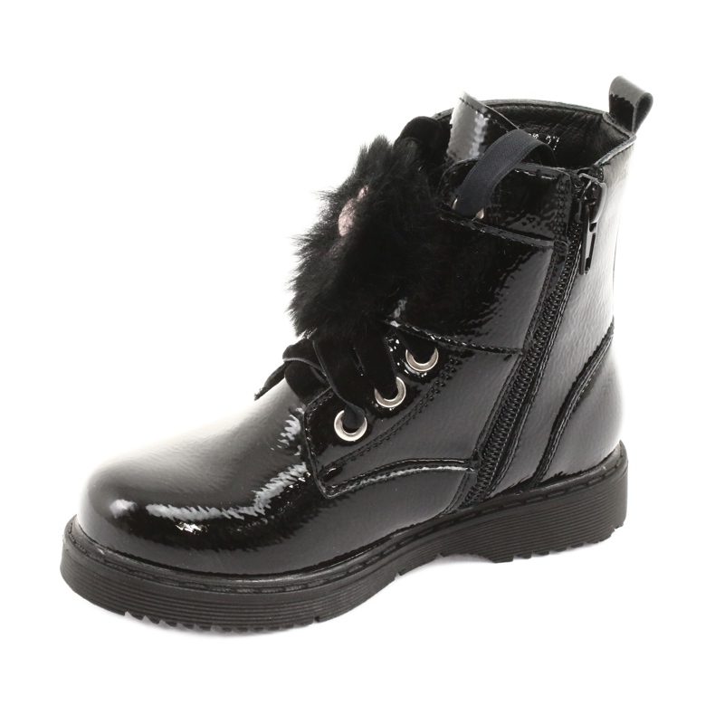 Bottes vernies d'Evento 1438 canettes noir 2