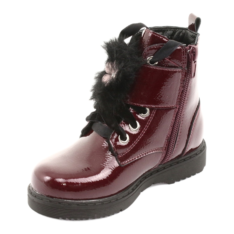 Bottes vernies d'Evento 1438 canettes noir rouge multicolore 2