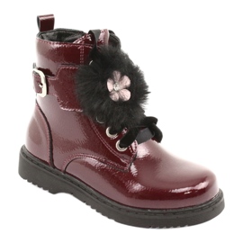 Bottes vernies d'Evento 1438 canettes le noir rouge multicolore 1