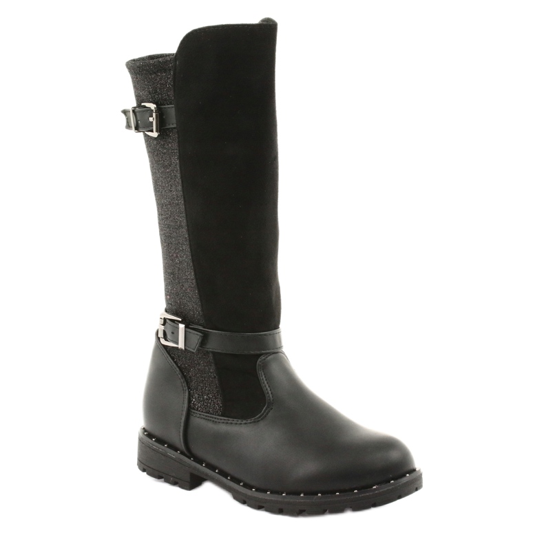 Bottes noires pour fille Evento 1501 gris 1