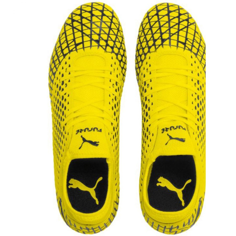 Chaussures de football Puma Future 4.4 Fg Ag M 105613 03 jaune jaune 1