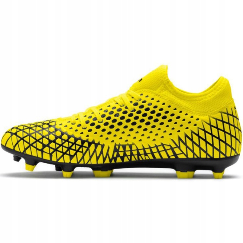 Chaussures de football Puma Future 4.4 Fg Ag M 105613 03 jaune jaune 2