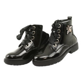 Bottines laquées Sergio Leone 530 le noir 5