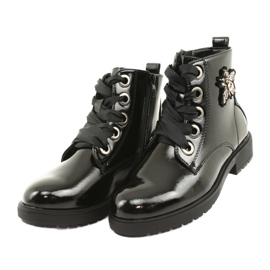 Bottines laquées Sergio Leone 530 le noir 3