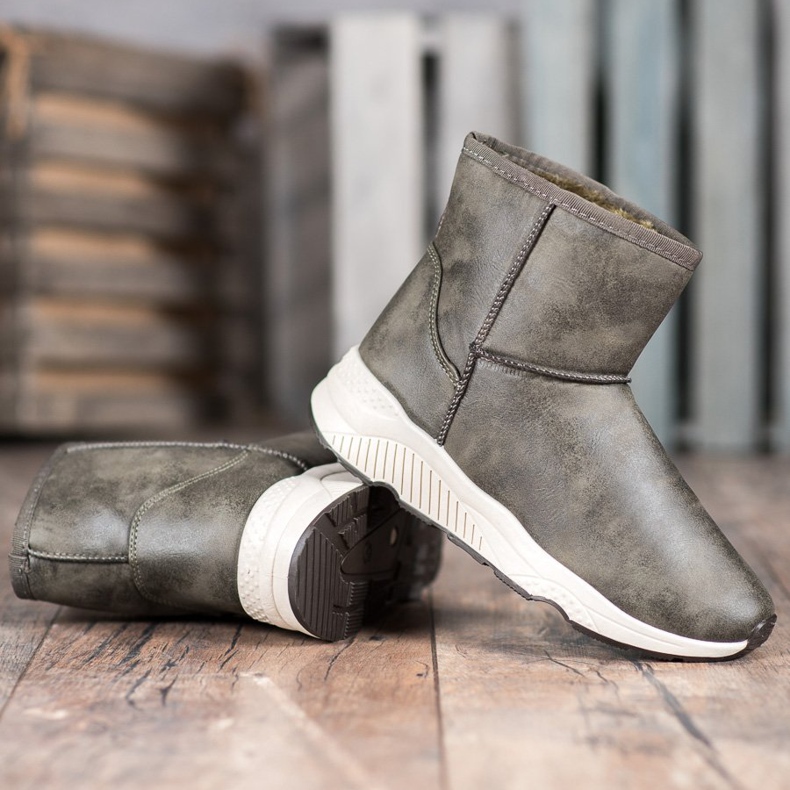 SHELOVET Bottes de neige confortables multicolore vert 2