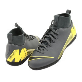 Chaussures d'intérieur Nike Mercurial Superfly X 6 Club Ic Jr AH7346-070 gris 4