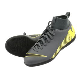 Chaussures d'intérieur Nike Mercurial Superfly X 6 Club Ic Jr AH7346-070 gris 5