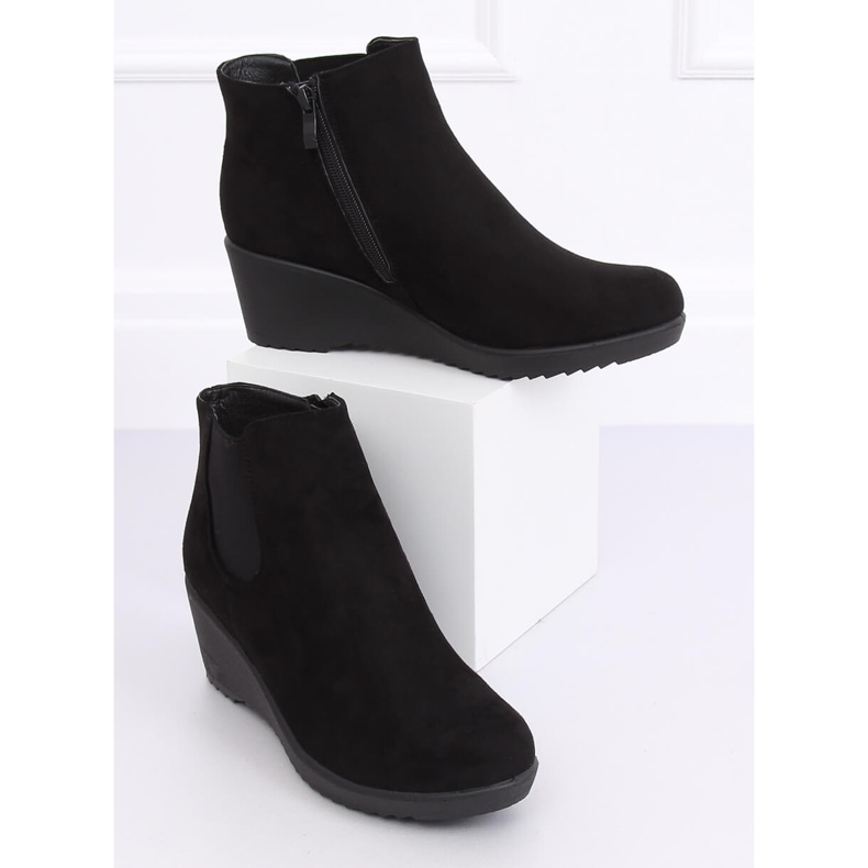 Noir Bottines compensées noires L3065 Noir 1