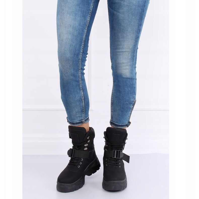 Noir HE117P Chaussures noires 1