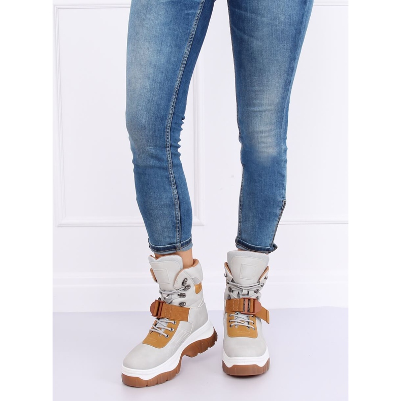 Gris HE117P Chaussures grises 1