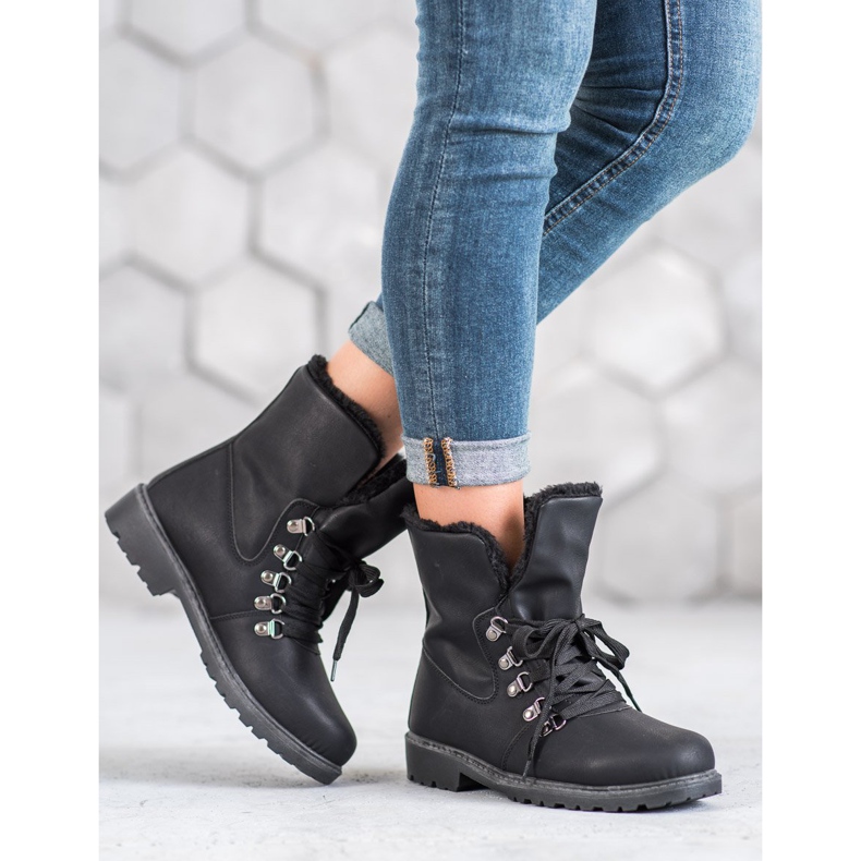 Super Me Bottes chaudes le noir 1