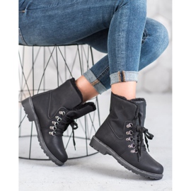 Super Me Bottes chaudes le noir 8