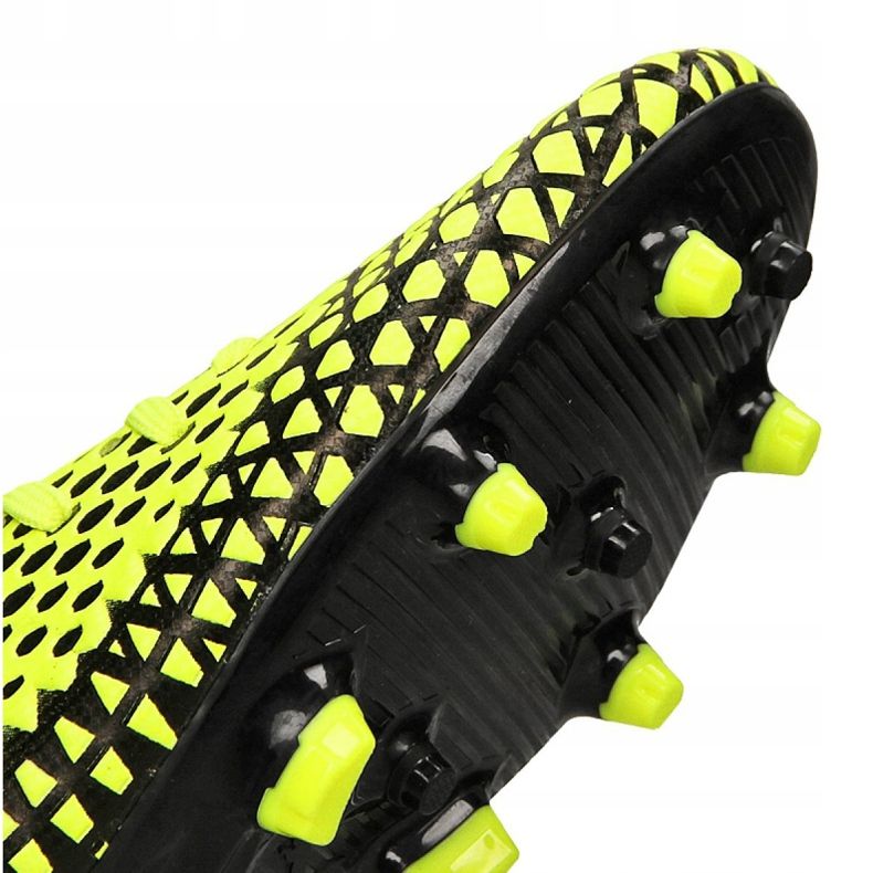 Chaussures de foot Puma Future 4.4 Fg / Ag Jr 105696-03 jaune jaune 1