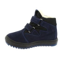 Ren But Bottes avec une membrane velcro 3346 bleu marin bleu 2