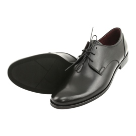 Pilpol Chaussures pour hommes Slippers en cuir 1609 noir le noir 4