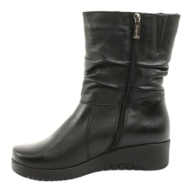 Gregors Bottines compensées en fourrure noire 792 2