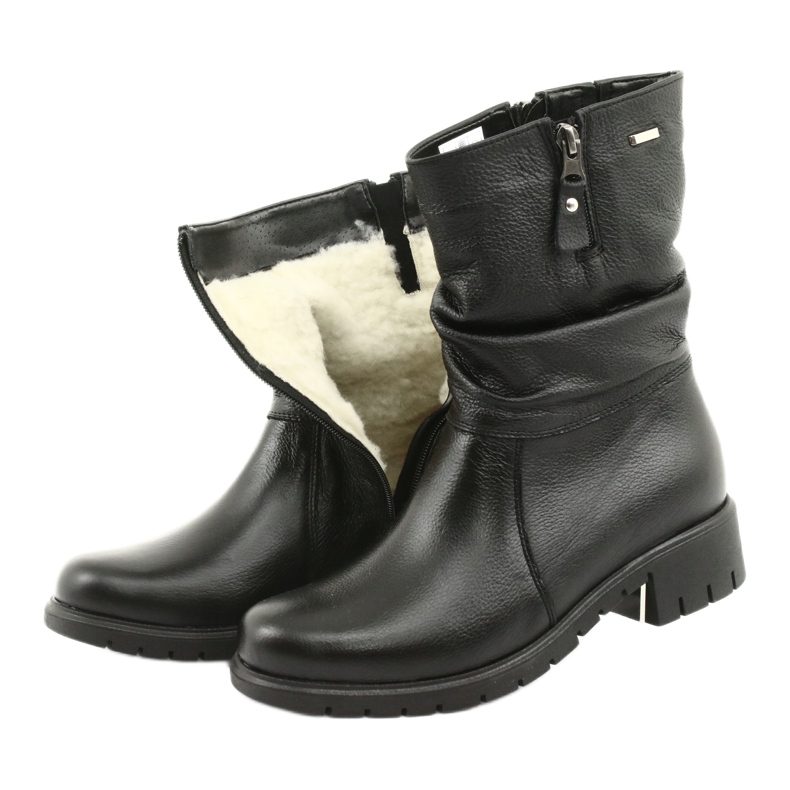 Gregors Bottes avec fourrure 793 noir le noir 5