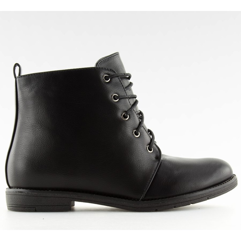 Bottines noires à lacets 3085 Noir 2