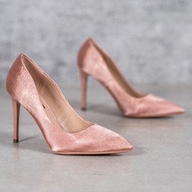 SHELOVET Épingles en satin rose 1