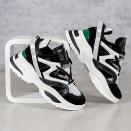 Baskets tendance VICES blanc noir multicolore 1