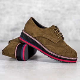 Vices Chaussures olive multicolore vert 2