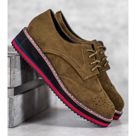 Vices Chaussures olive multicolore vert 3