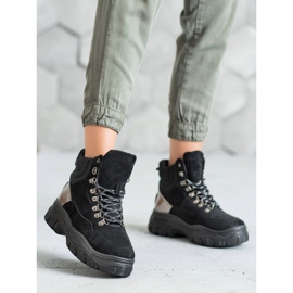 Bottines VICES à lacets le noir 2