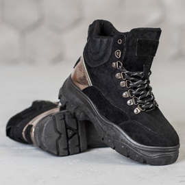 Bottines VICES à lacets le noir 3