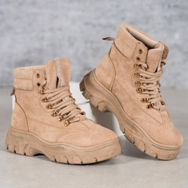 Bottes Sur la plateforme VICES brun 3