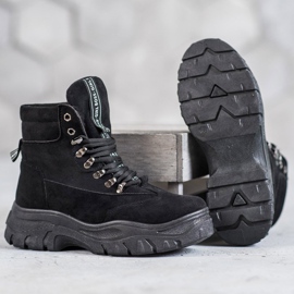 Bottes Sur la plateforme VICES le noir 1
