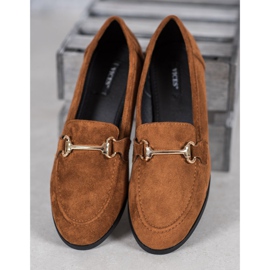 Mocassins en daim VICES brun 4