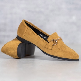 Mocassins en daim VICES jaune 1