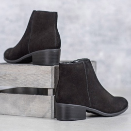 Filippo Bottes en cuir classiques noir 1