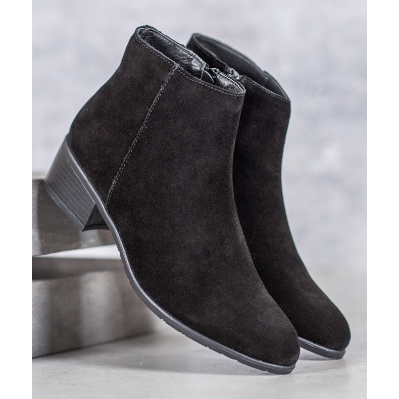 Filippo Bottes en cuir classiques le noir 2