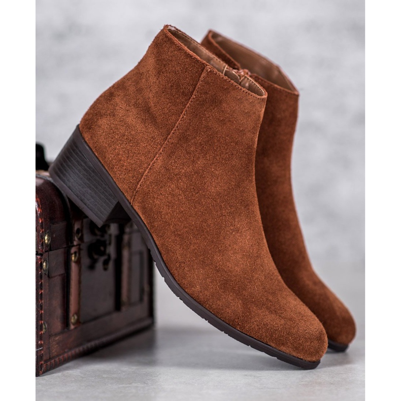 Filippo Bottes en cuir classiques brun 1