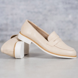 Mocassins VICES beiges 1
