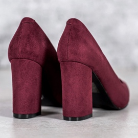 Escarpins VICES bordeaux rouge 3