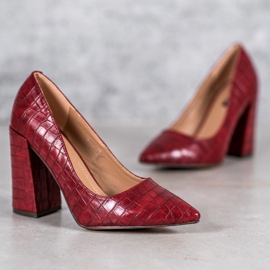 Escarpins VICES rouges 1
