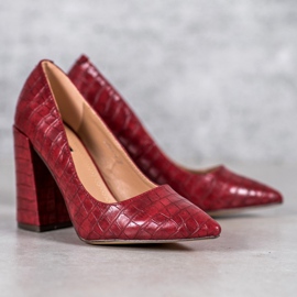 Escarpins VICES rouges 3