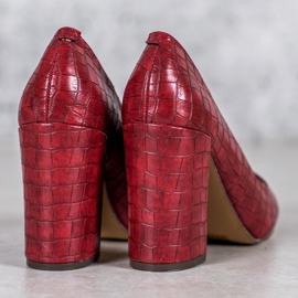 Escarpins VICES rouges 2