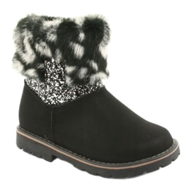 American Club Bottes noires américaines GC45 pour filles gris 1