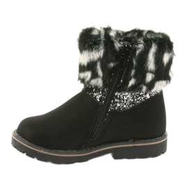 American Club Bottes noires américaines GC45 pour filles le noir gris 2