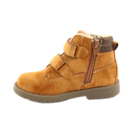 Bottines en bois avec Velcro American Club GC43 camel brun 2