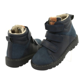 Bottes Timberki avec Velcro American Club GC40 bleu marine 4