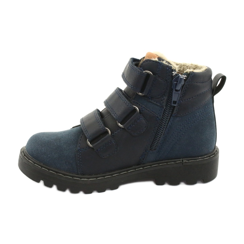 Bottes Timberki avec Velcro American Club GC40 bleu marin 2