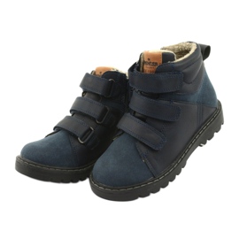 Bottes Timberki avec Velcro American Club GC40 bleu marin 3