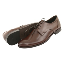 Pilpol Chaussures formelles en cuir masculin 1609 marron brun 5 Pilpol Chaussures formelles en cuir masculin 1609 marron brun 5