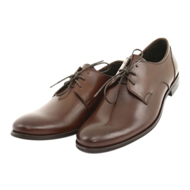 Pilpol Chaussures formelles en cuir masculin 1609 marron brun 3 Pilpol Chaussures formelles en cuir masculin 1609 marron brun 3