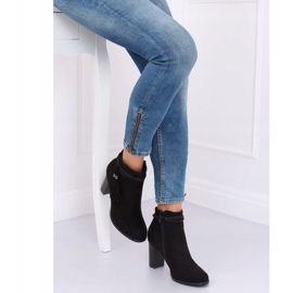 Bottines noires à talons VQ-31 Noir le noir 4